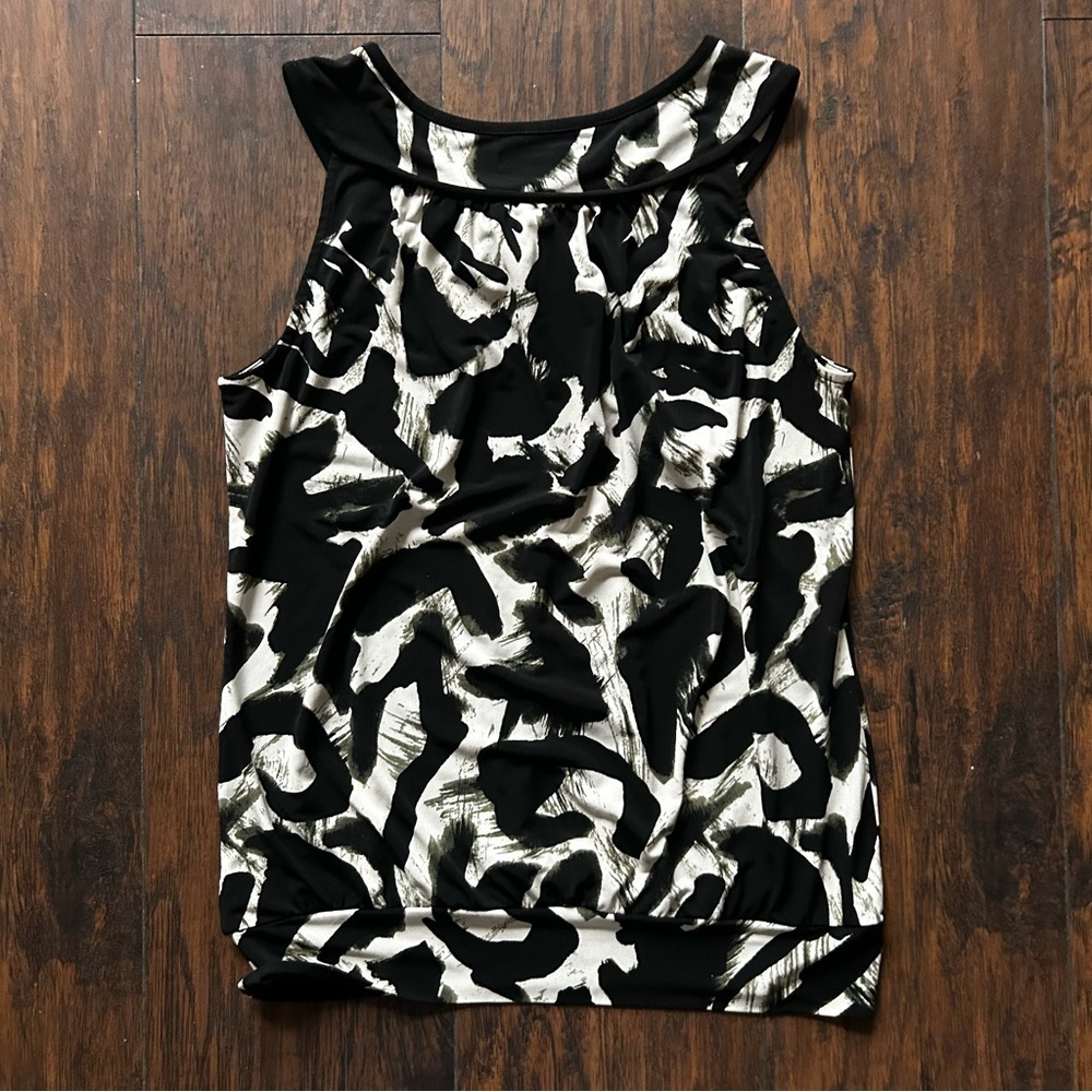 Style & Co, Women, Black and Beige Top - Picture 3 of 10